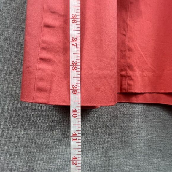 Chaps Coral Pink Fit And Flare Sleeveless Dress with Belt Size 14 NWT MSRP $80 - Picture 9 of 14